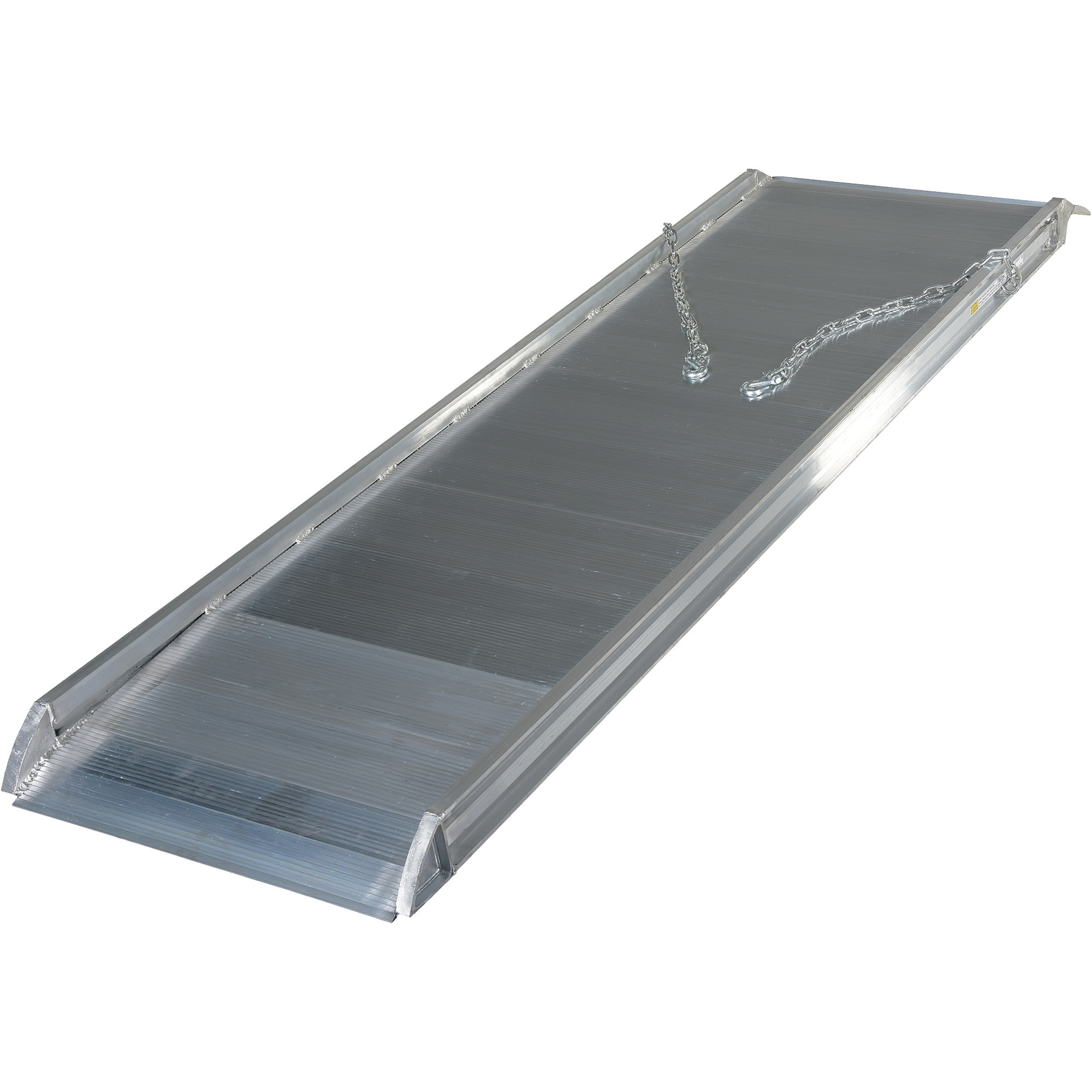 Vestil Aluminum Walk Ramp, 8ft.L x 28in.W, 2500-Lb. Capacity, Non-Skid Tread, Model# AWR-28-8A